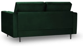Canapea din catifea Milo Casa Santo, 174 cm, verde