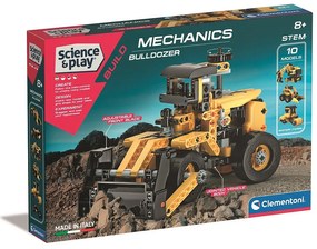 Vehicul Mechanics Buldozer 10 în 1 Jucărie de Construcție Clementoni