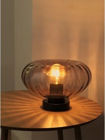 Osram - Lampă de masă DECOR SMOKE 1xE27/12W/230V negru/gri fumuriu