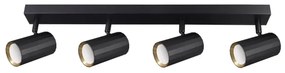 Spot NICEA 4xGU10/10W/230V negru