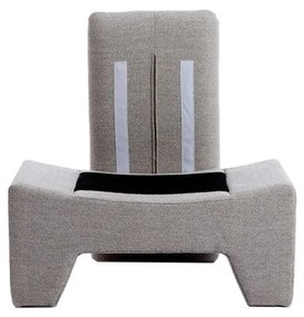 Taburet gri deschis Dasha – Light &amp; Living