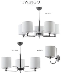 Jupiter 1408 - TW 5 G - Lustra  TWINGO 5xE27/60W/230V