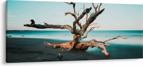 Tablou - Debarcare pe plaja (120x50 cm)