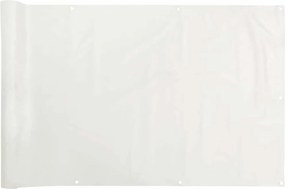vidaXL Paravan de balcon, alb, 800x120 cm, PVC