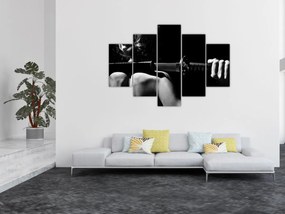 Tablou - Femeie cu o sabie (150x105 cm)