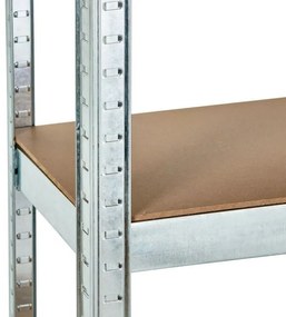 Raft metalic stabil pentru depozitare. Model cu 5 nivele 180x90x40