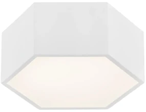 Plafoniera LED moderna design hexagonal ARIZONA 9W alba