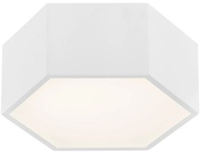 Plafoniera LED moderna design hexagonal ARIZONA 9W alba