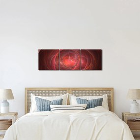 Tabloul modern abstract (cu ceas) (90x30 cm)