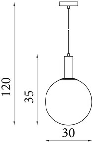 Lustra sticla cu lumina ambientala Ombre