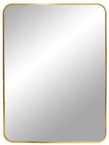 Oglindă Madrid din aluminiu, efect de cupru, 50x70 cm