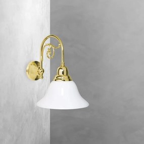 Aplica de perete stil traditional din alama Victorian