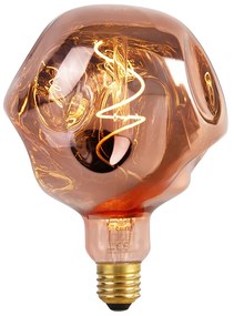 Bec LED E27 reglabil G125 roz 4W 70lm 1800K