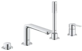 GROHE 19577001 - Baterie pentru cadă LINEARE cu montaj pe 4 găuri, finisaj crom lucios