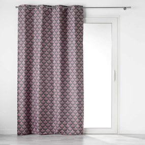Draperie roz/gri blackout din microfibră 135x260 cm Surya – douceur d'intérieur