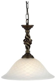 Lustră pe lanț Elstead PB-P-BLK-GOLD PEMBROKE 1xE27/60W/230V