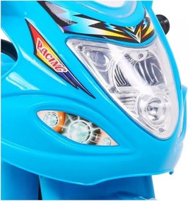 Motocicleta Electrica cu Acumulator Pentru Copii NOVOKIDS™ Moto Classico 88, 3-6 ani, Max 25 kg, Cu Melodii si Lumini, Trotineta Electrica, 3 Roti,