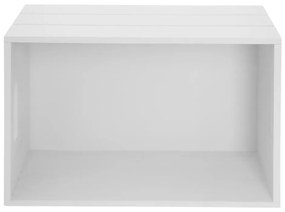 Cutie de depozitare albă din lemn 36x26x15 cm – Orion
