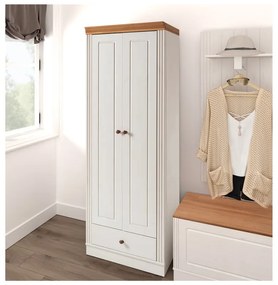 Șifonier alb din lemn de pin 65x180 cm Anita – Støraa