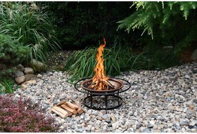 Coș pentru foc, cu capac Cattara Etna, ø 61 cm