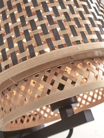 Aplica de perete eco din bambus Bhutan/Shade 2520 bl/nat, bl