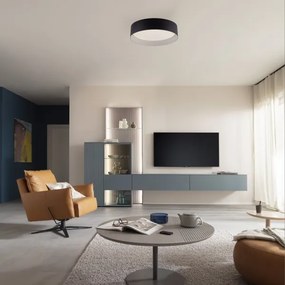 Schöner Wohnen 14593-18 - Plafonieră LED dimabilă TAVOLI LED/10W/230V, neagră + telecomandă