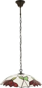 Endon 112246 - Lustră suspendată pe lanț Tiffany BOTANICA, 1xE27/60W/230V, Ø 45 cm