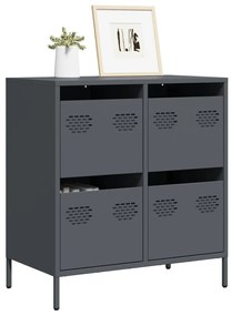 vidaXL Dulap, antracit, 68x39x73,5 cm, oțel laminat la rece