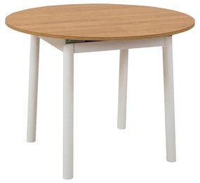 Masă de sufragerie Oliver Oak White