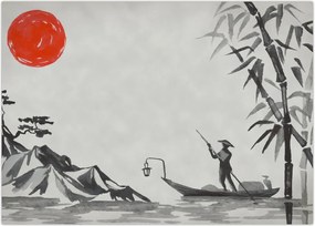 Tablou - Munții Fuji (70x50 cm)