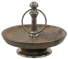 Platou lemn maro 21x17 cm