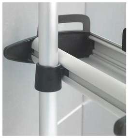 Raft telescopic de perete pentru baie Wenko Line, negru