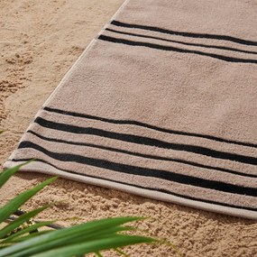 Prosop de plajă bej 75x150 cm Banded Stripe – Catherine Lansfield