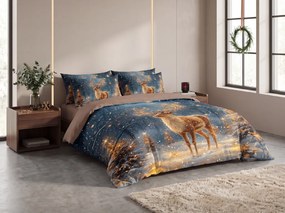 Lenjerie de pat din microfibra 3D STARLIGHT DEER colorata Dimensiune lenjerie de pat: 2 ks 70 x 90 cm | 140 x 200 cm