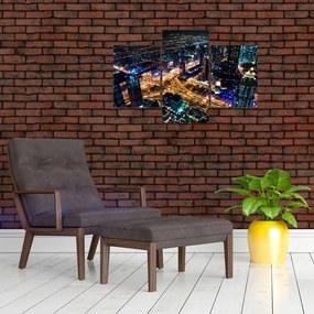 Tablou cu oraș nocturn (90x60 cm)