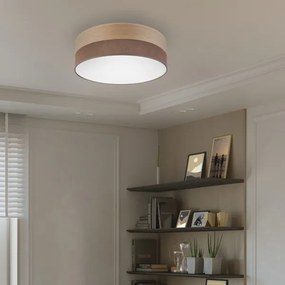 Plafonieră LED SIRJA WOOD LED/36W/230V d. 45 cm maro/stejar