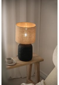 Lampă de masă Markslöjd 108684 MONTAGNA 1xE14/40W/230V 45 cm bej/negru