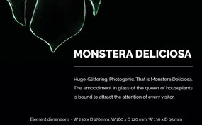 Element decorativ suspendat design frunze care cad din tavan MONSTERA DELICIOSA small