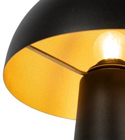 Lampa de exterior neagra 65 cm - Ciuperca