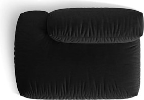 Modul pentru canapea modulară negru (cu colț pe partea stângă ) Martina – Micadoni Home