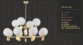 Candelabru 12 brate design clasic din alama DIMARO