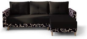 Colțar Glimmer L (Negru + multicolor) (D). 1061997