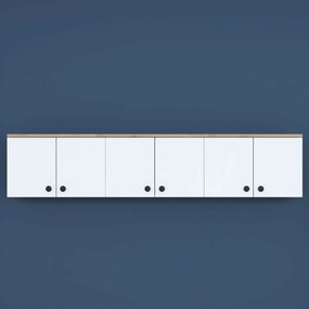 Dulap multifunctional, Hanah Home, EA103, 179.6x43.6x37.5 cm, Nuc/Alb