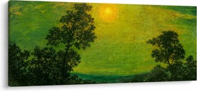 Tablou - Imitator of Ralph Albert Blakelock, Moonlight, reproducere (120x50 cm)