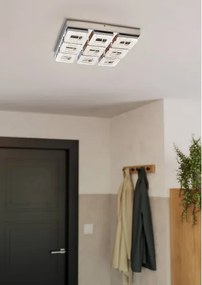 Eglo 95658 - Plafonieră cu cristale FRADELO 9xLED/4W/230V