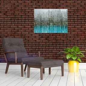 Tablou - Pescărie turcoaz, Biei, Japonia (70x50 cm)