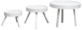 Set 3 masute laterale din metal, Zahara