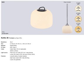 Corp de iluminat decorativ pentru exterior Kettle 22 2018003003 NL