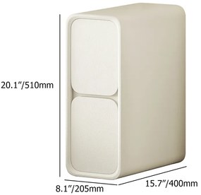 Noptieră Modernă DEPRIMO 44181 în culorile Off-Belă: Accesoriu perfect pentru dormitorul tău | Noptiere elegante și funcționale în România by Deprimo