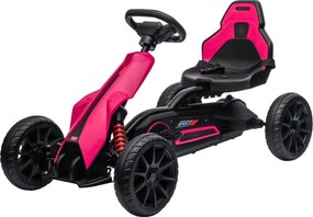 Homcom Kart Copii cu Pedale – Scaun Reglabil, Roti EVA 100×58×58.5 cm | Aosom Romania